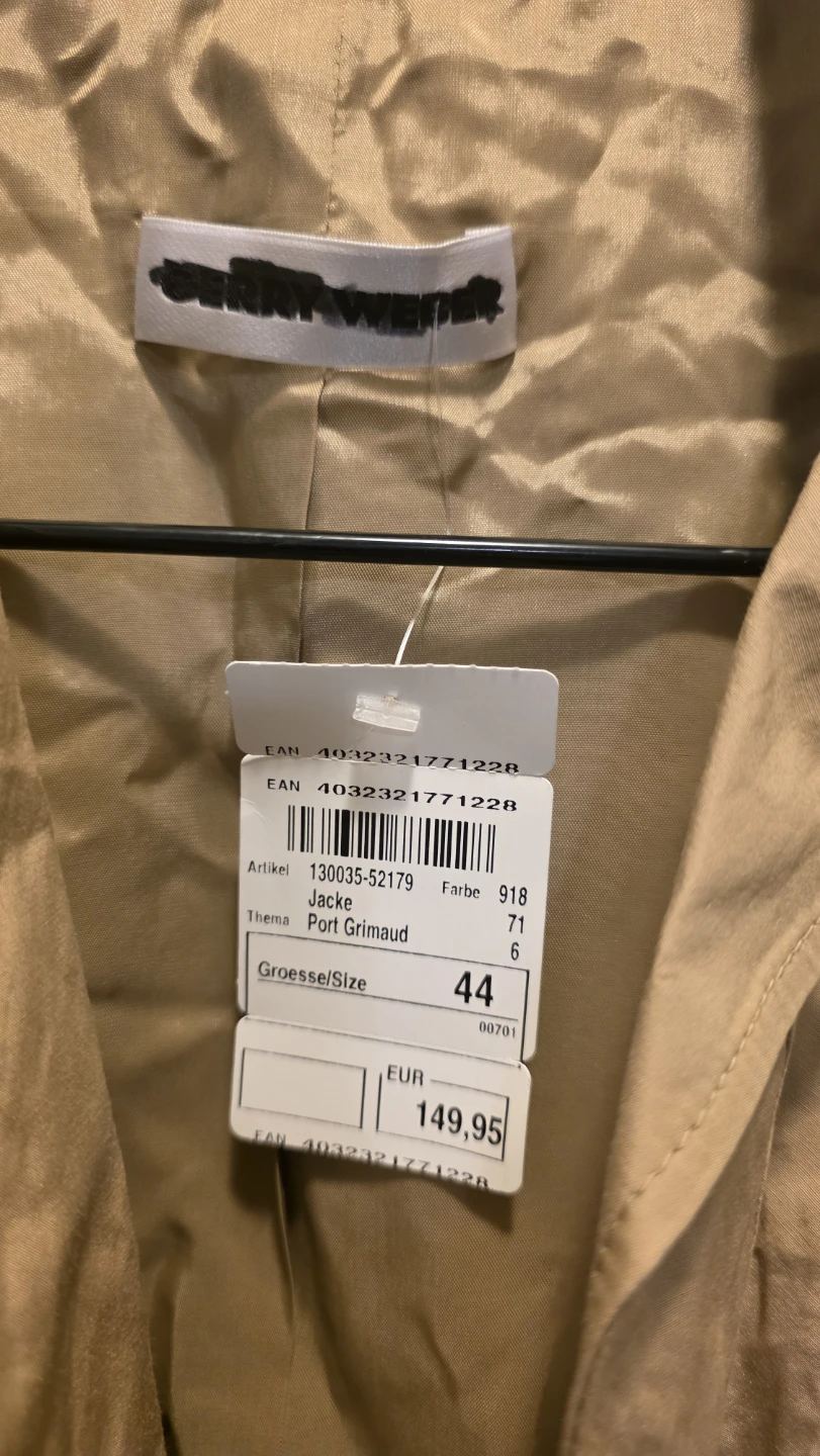 Tan Button-Up Jacket Size 44 - photo 3
