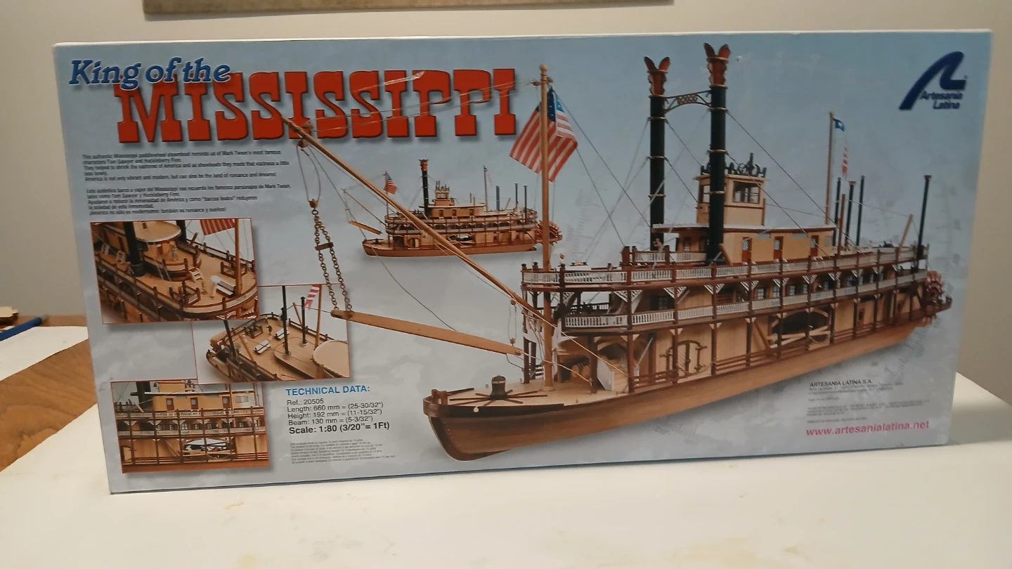 Artesania Latina King of the Mississippi Model Boat Kit