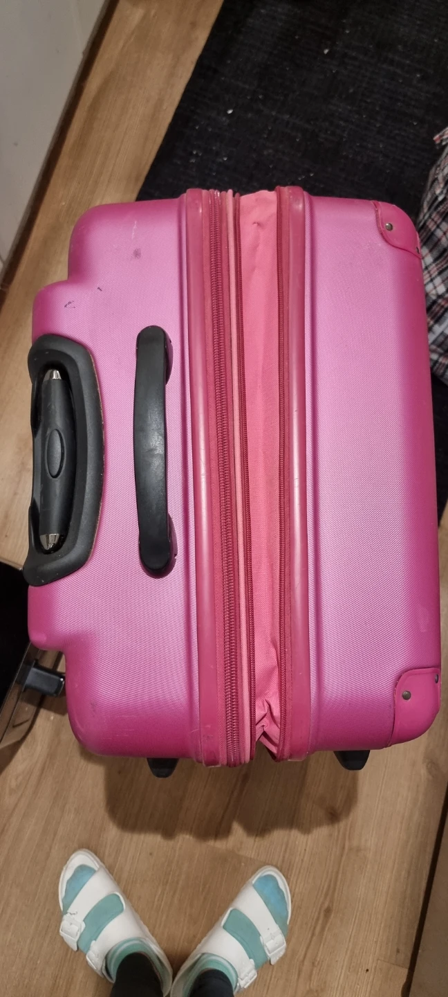 NEED TO GO!!! Pink Luxardo Rolling Suitcase - photo 2