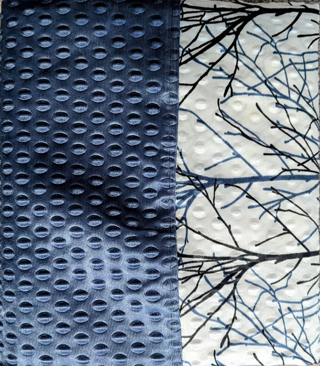 3 Decorative Curtains with Tree Branch Pattern - photo 4