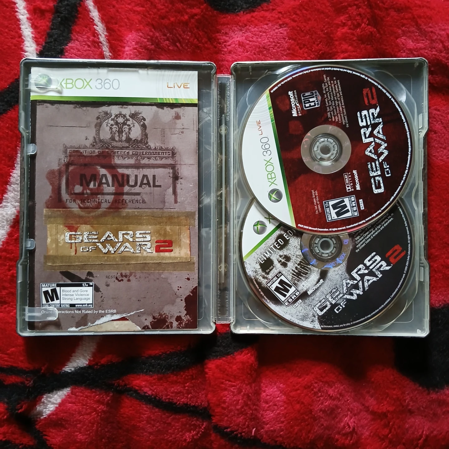 Gears of War 2 Limited Edition Steelbook for Xbox 360 - photo 2