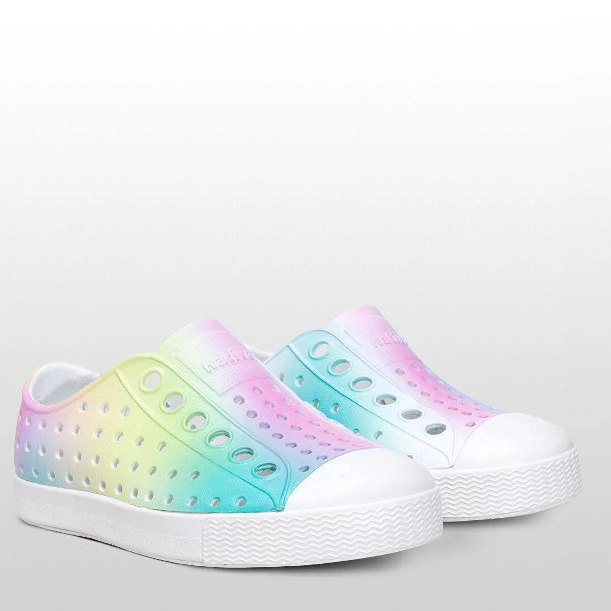 Native Jefferson Rainbow Print Shoes Size 5