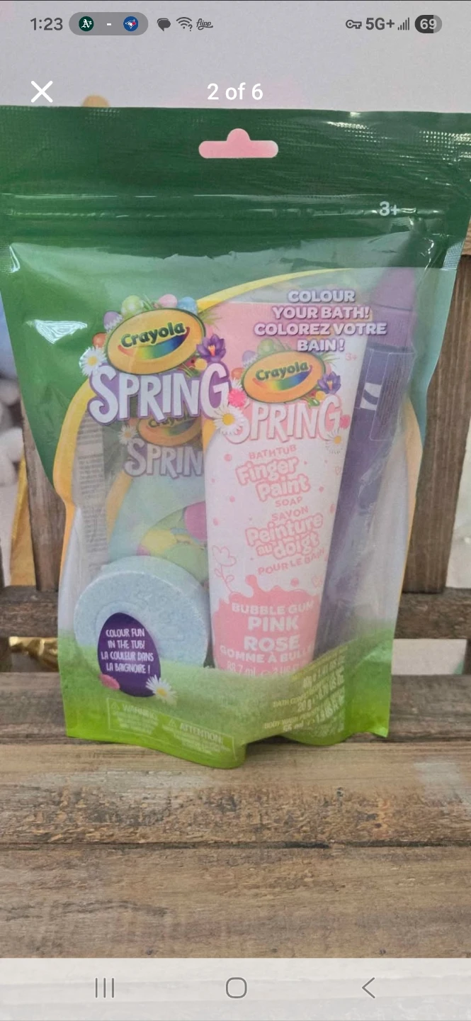 Crayola Spring Bath Set! Perfect for Easter!