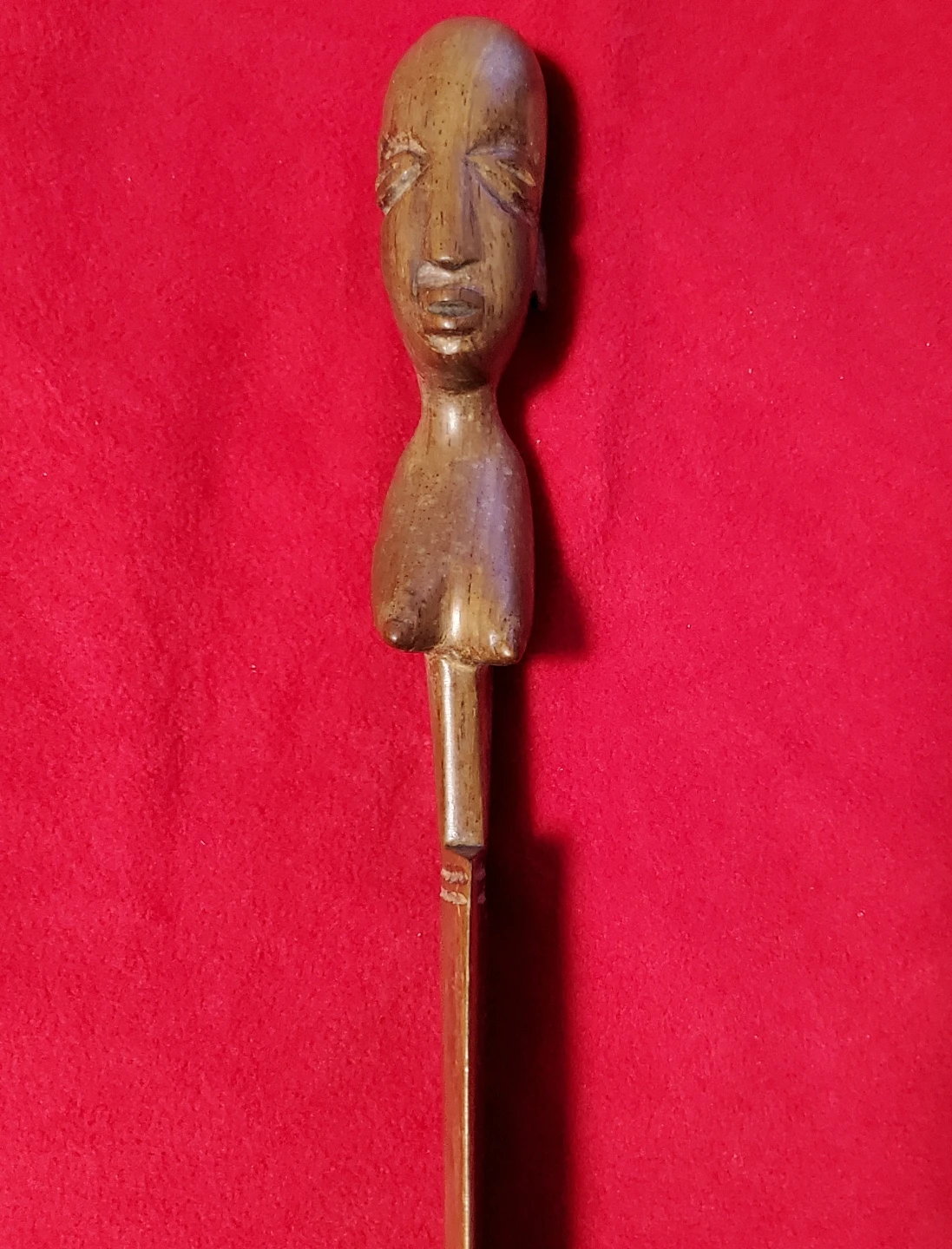 Carved African Knife (15.5") - photo 3