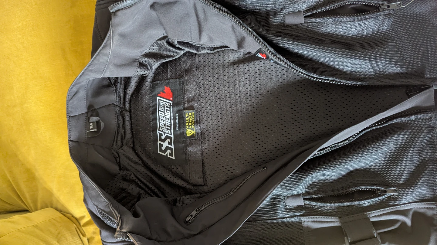 Woman's Speed and Strength Black Motorcycle Jacket in Large - photo 2