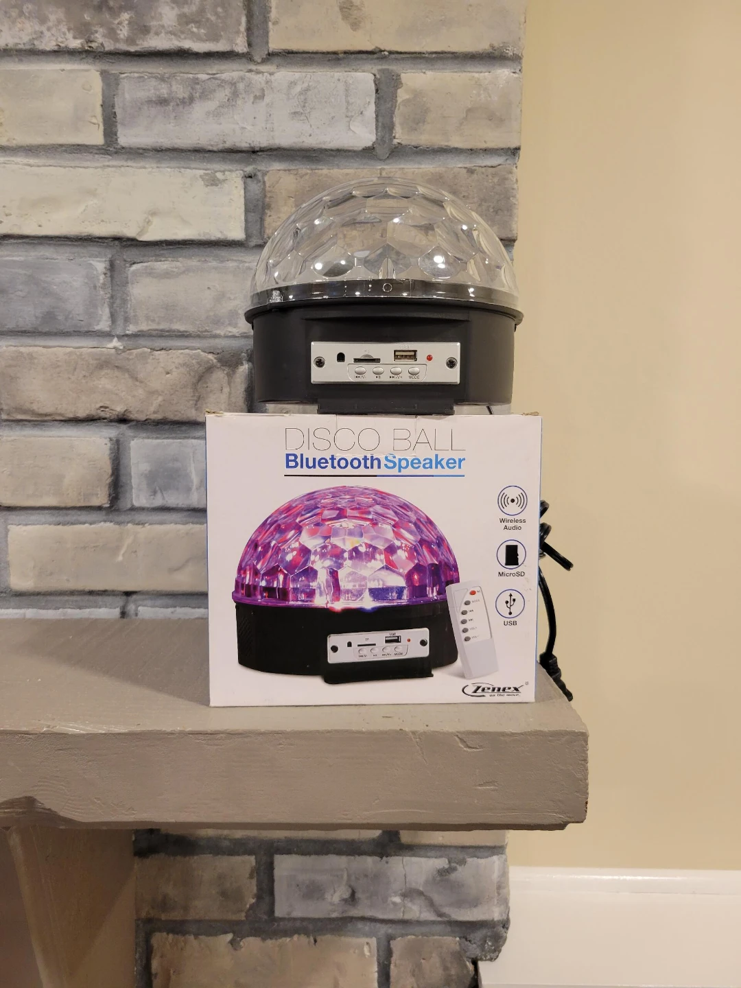Zenex Disco Ball Bluetooth Speaker