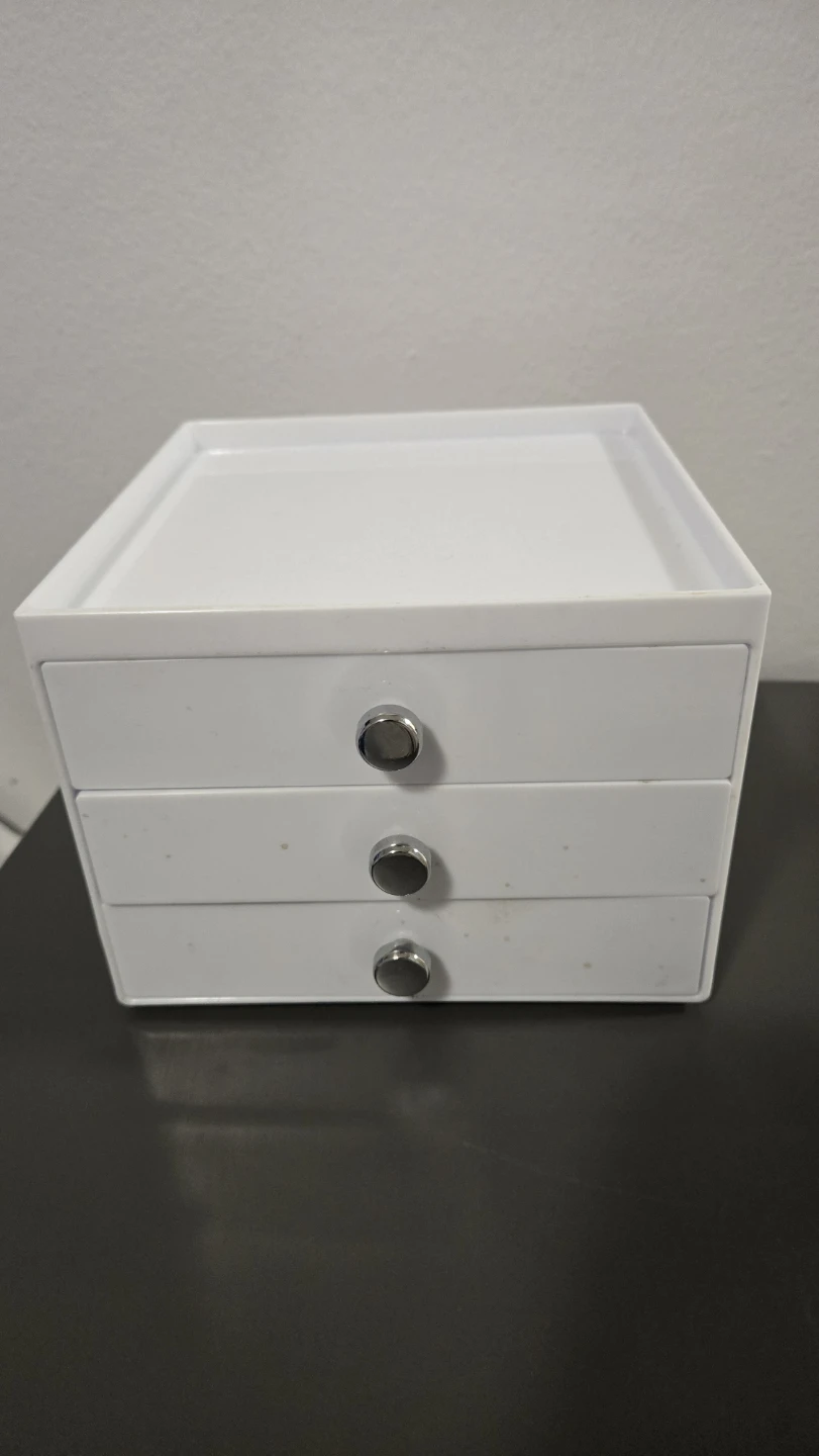 White 3-Drawer Organizer