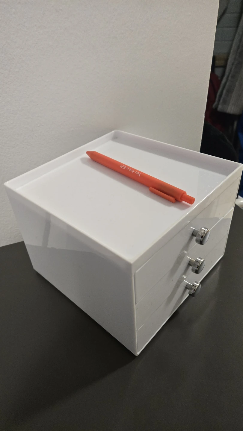 White 3-Drawer Organizer - photo 3