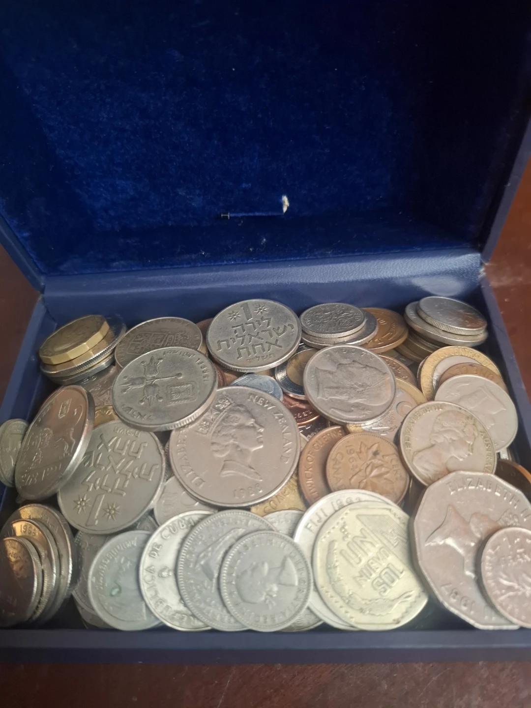 Collection of Assorted World Coins in Presentation Box