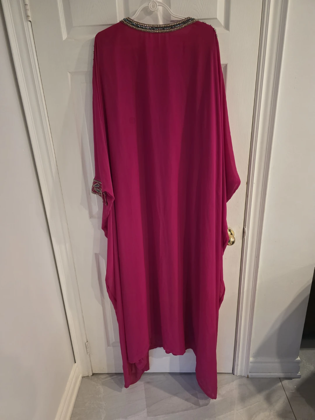 Elegant Pink Kaftan Dress for Sale