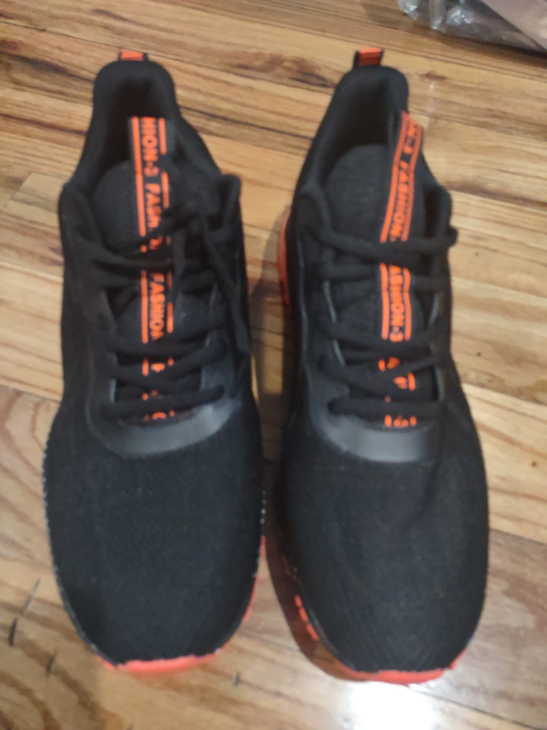 CEAK Black Running Shoes with Orange Accents - photo 2