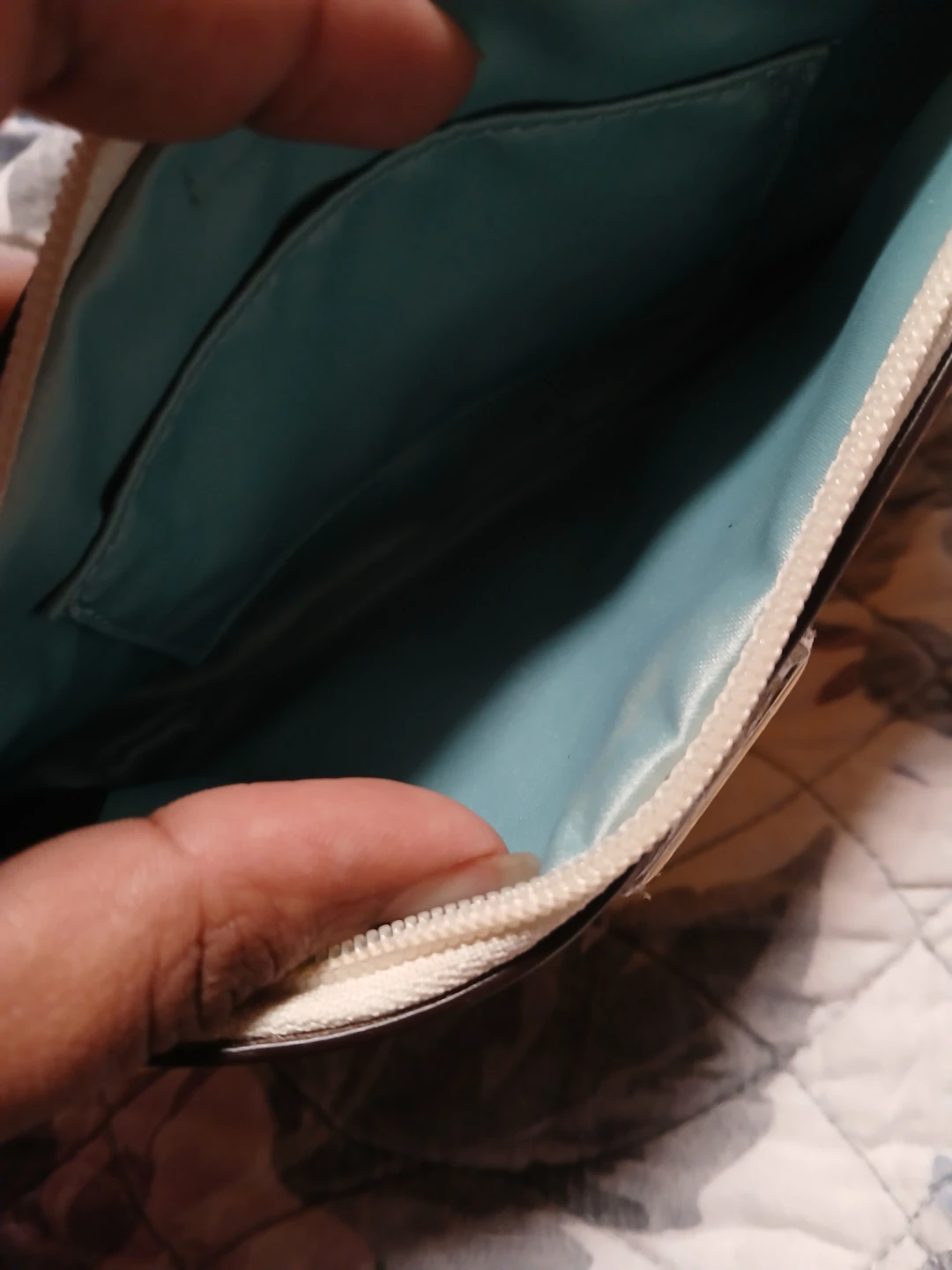Coach Patent Leather Clutch Wristlet - photo 2