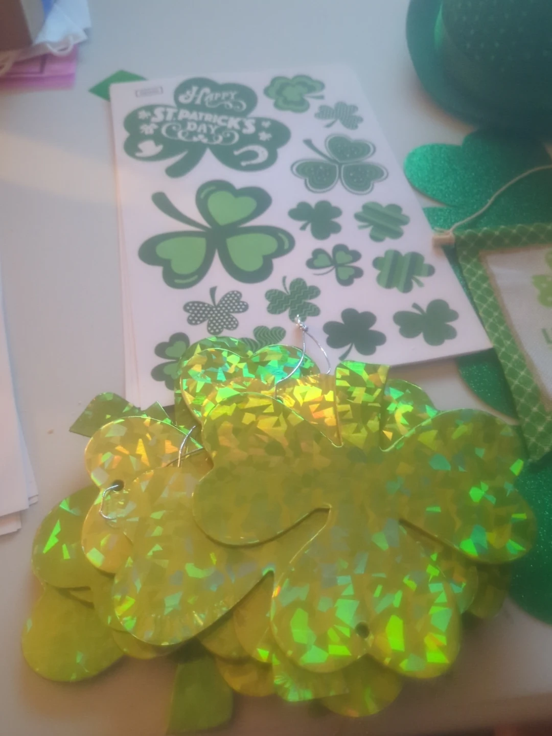 🧡St. Patrick's Day stuffed doll, door hanging etc 20+ items - photo 5