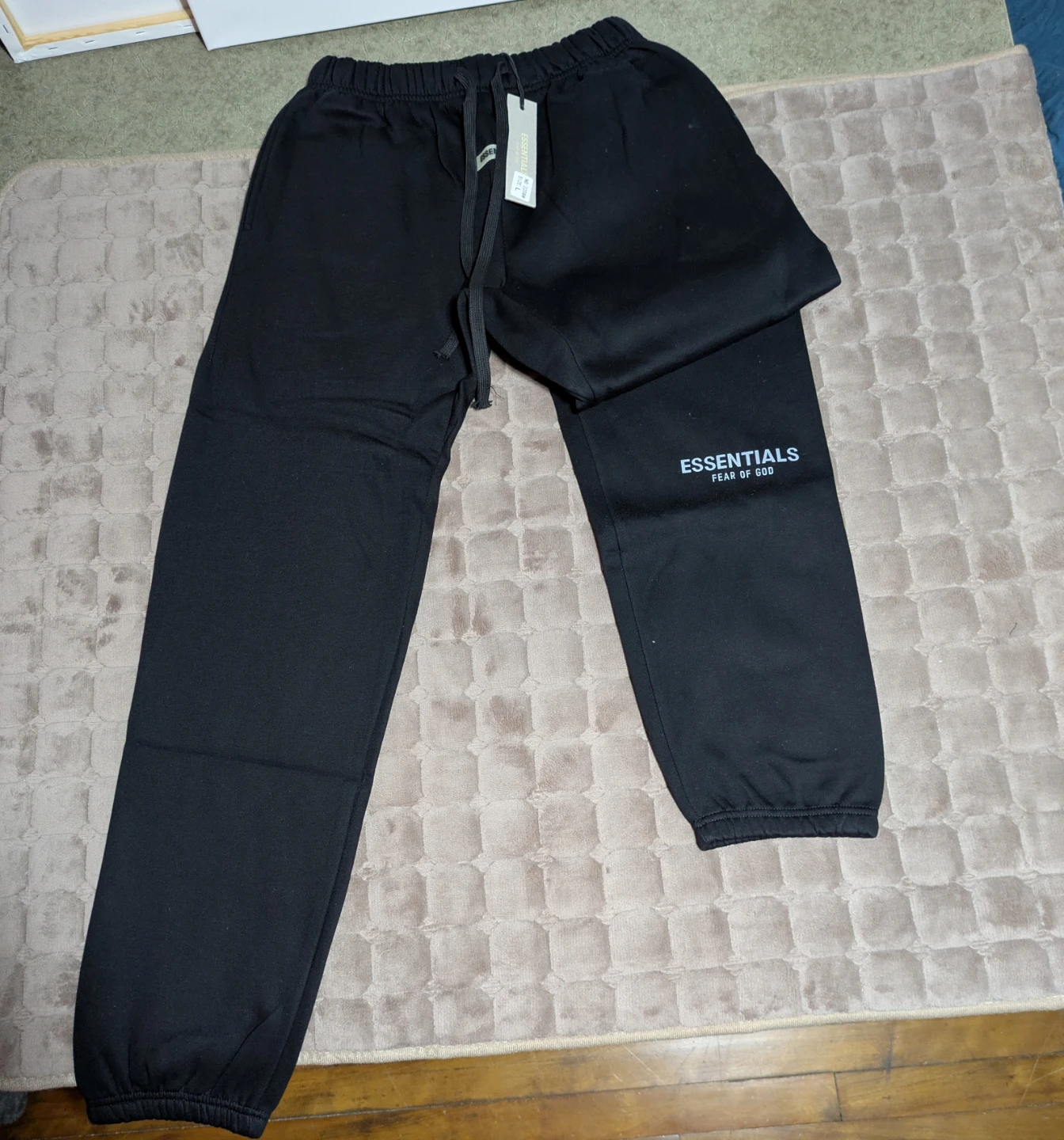 Essentials Fear of God Black Hoodie and Sweatpants Set - photo 3