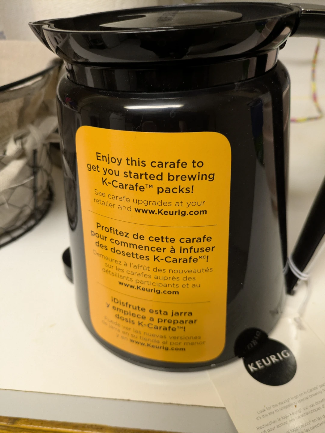 Keurig carafe new, never used - photo 3