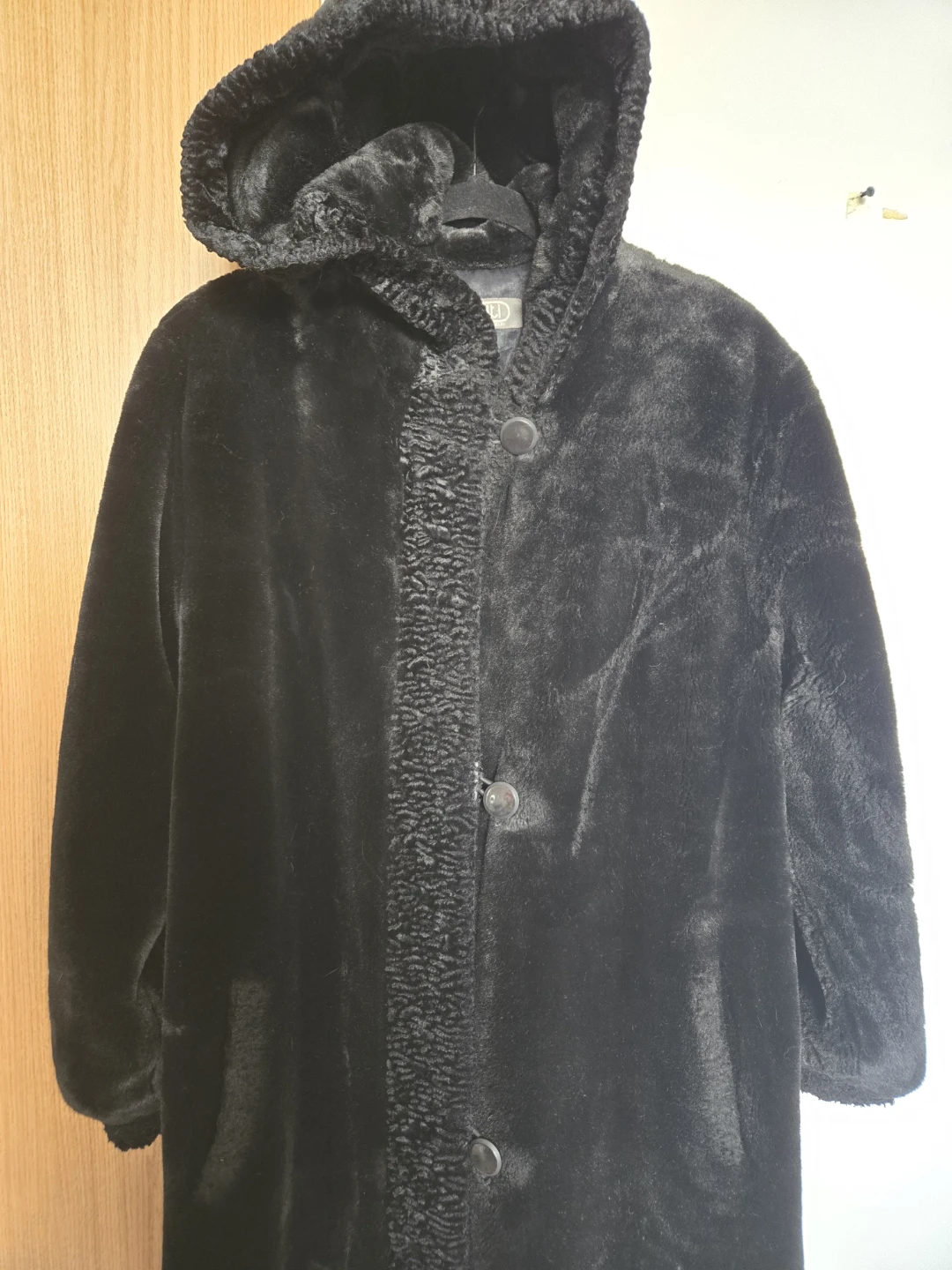 Faux fur full length coat..$115 OBO
