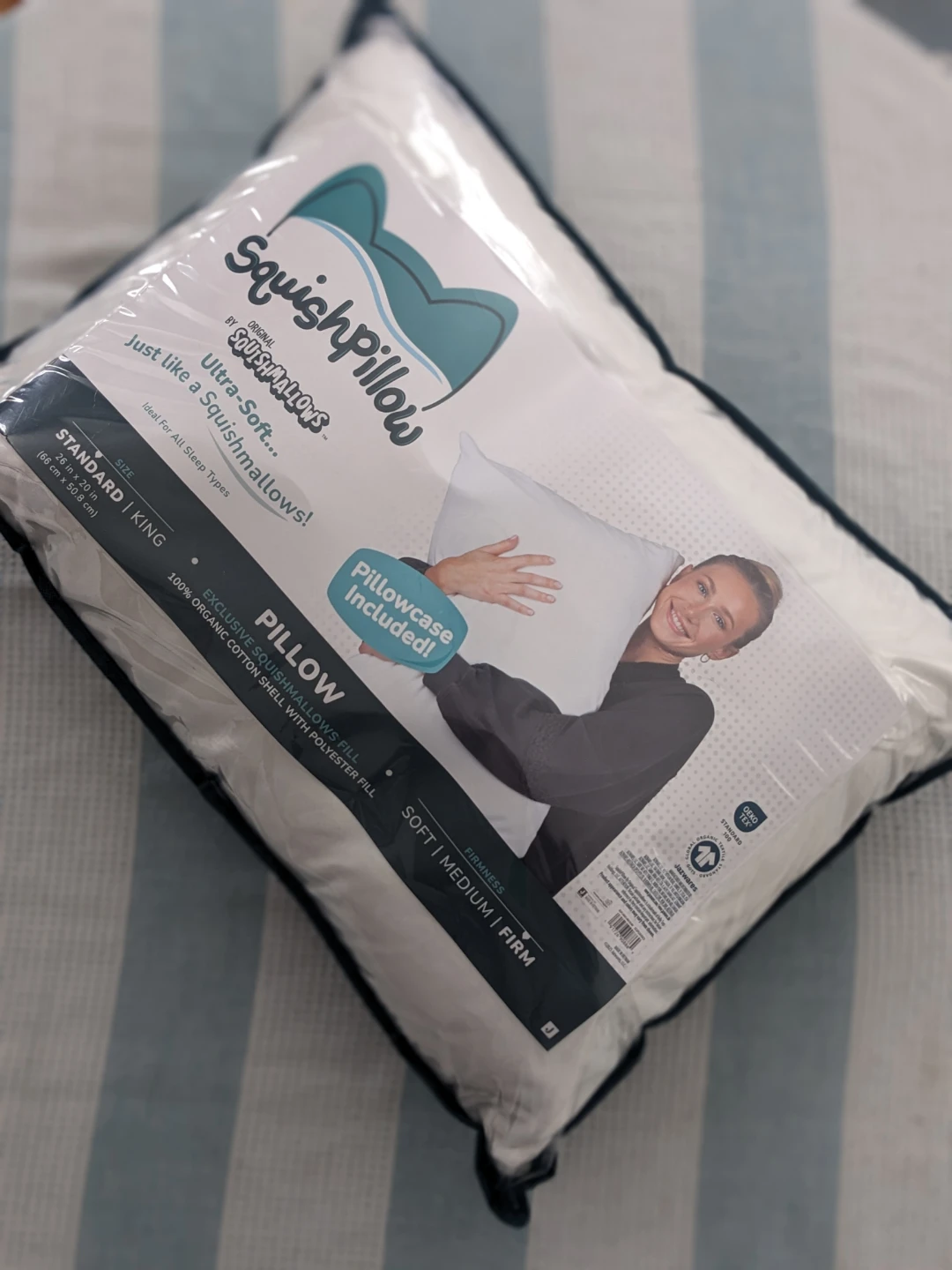 New Squishmallow SquishPillow – Regular Size (Firm)