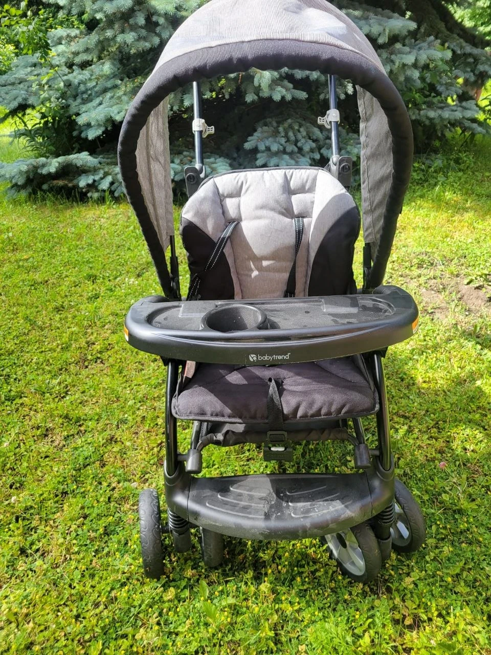 Baby Trend Sit N Stand Double Stroller,  Used Once - photo 2
