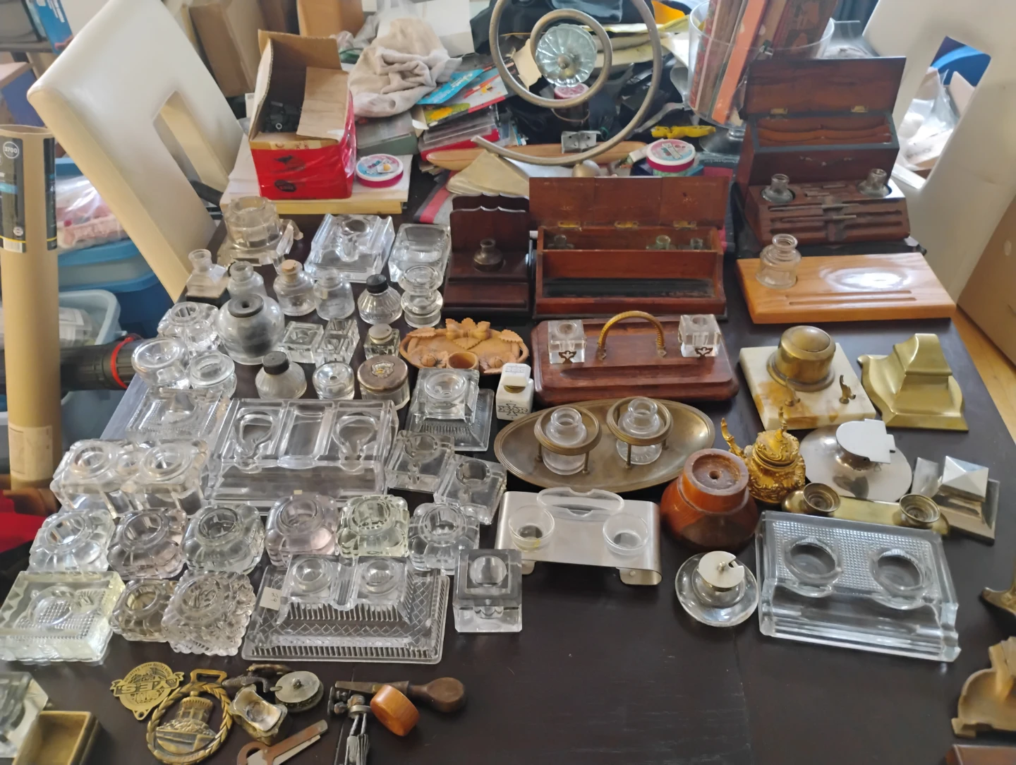 Vintage Inkwell Collection Antique and Vintage Inkwell