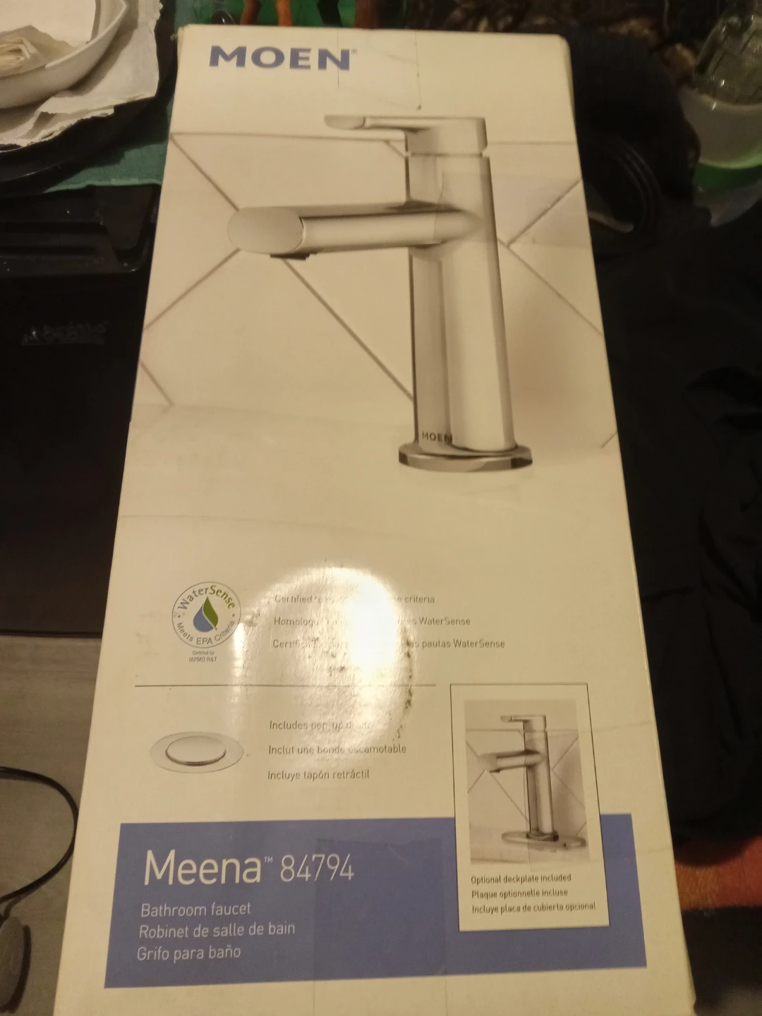 Brand New Moen Meena 84794 Bathroom Faucet