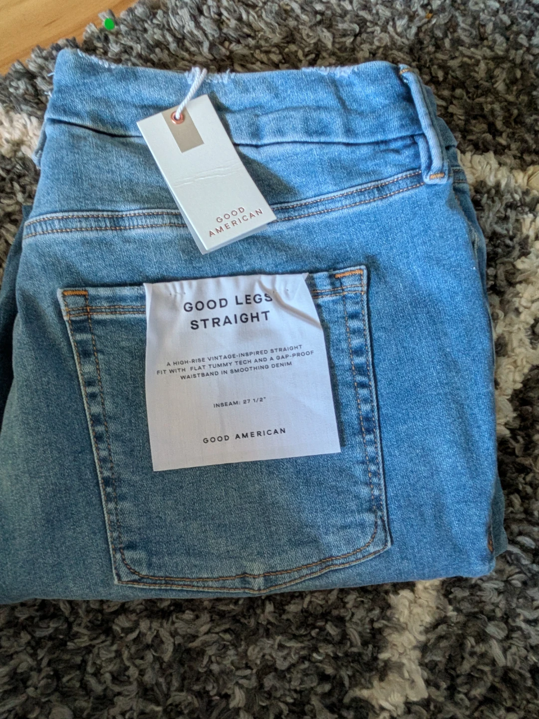Good American Good Legs Straight Jeans - photo 2