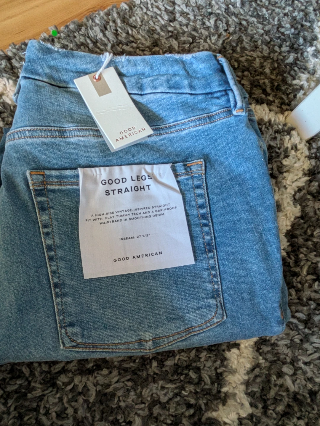 Good American Good Legs Straight Jeans - photo 4