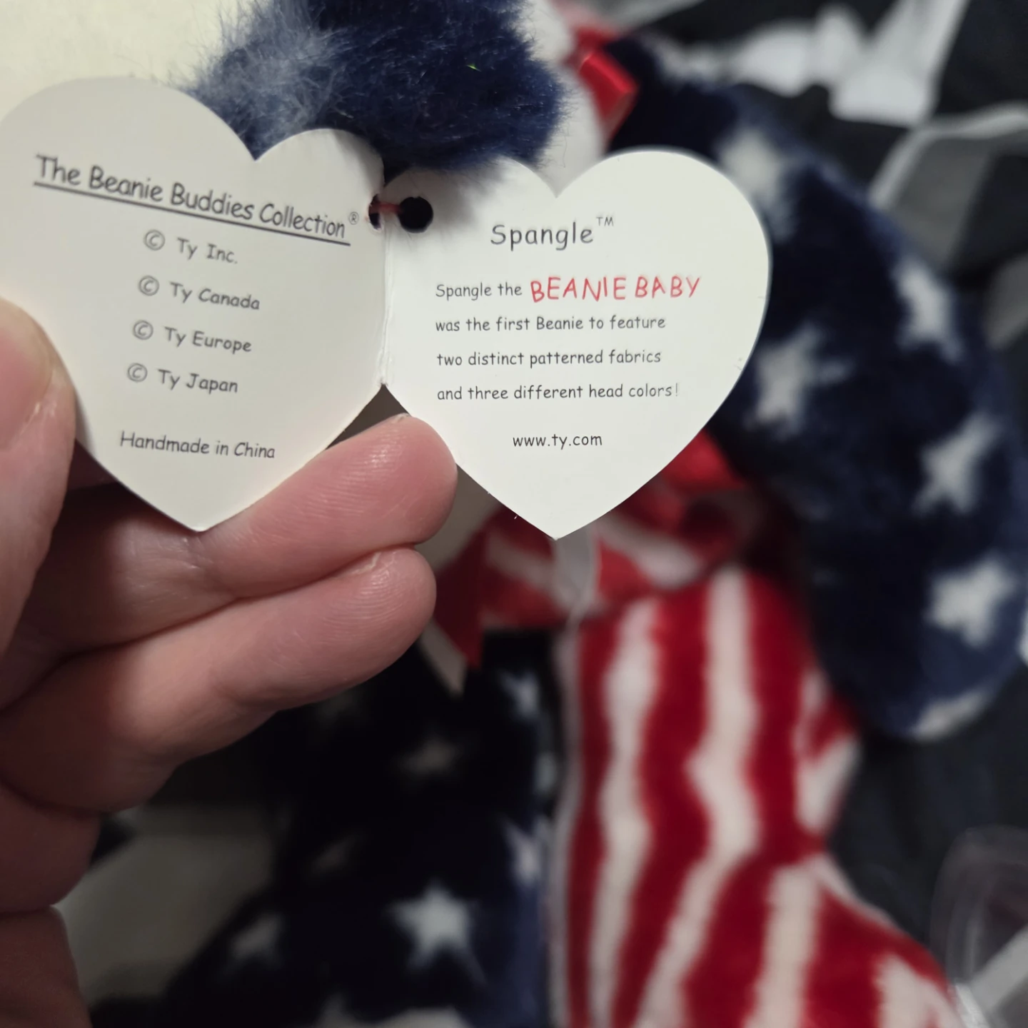 Ty Beanie Baby Spangle Bear - photo 2