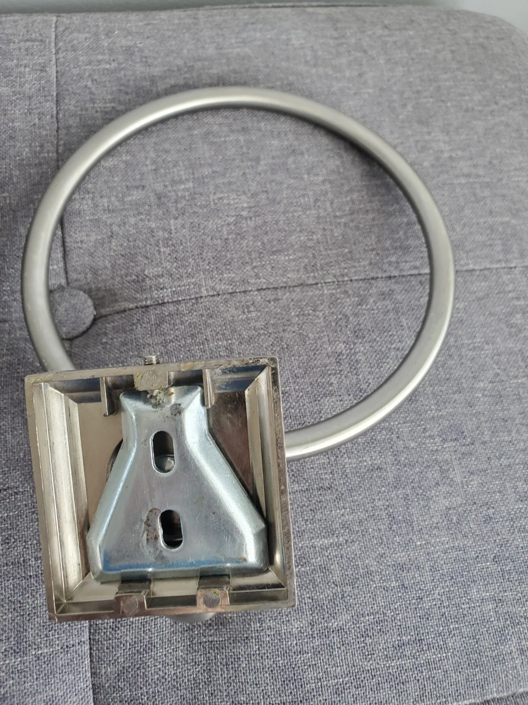 Set of 2 Brushed Nickel Towel Holders - photo 5