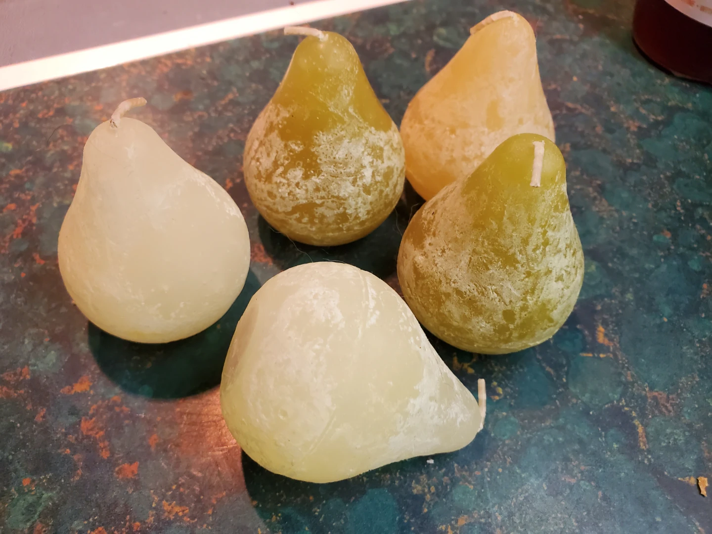 Set of 5 Pear Shaped Candles - photo 2