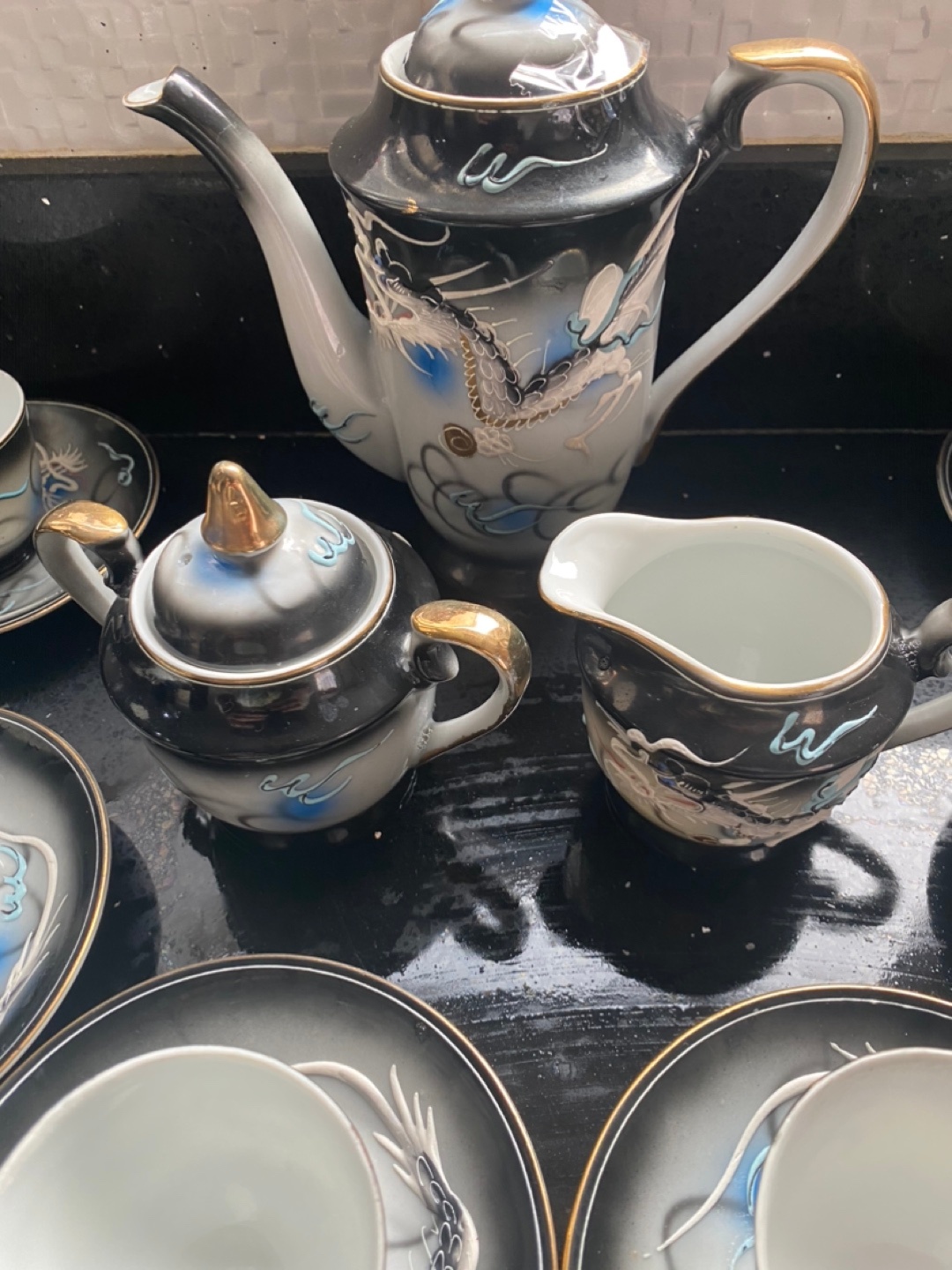 Vintage Dragon Tea Set - photo 2