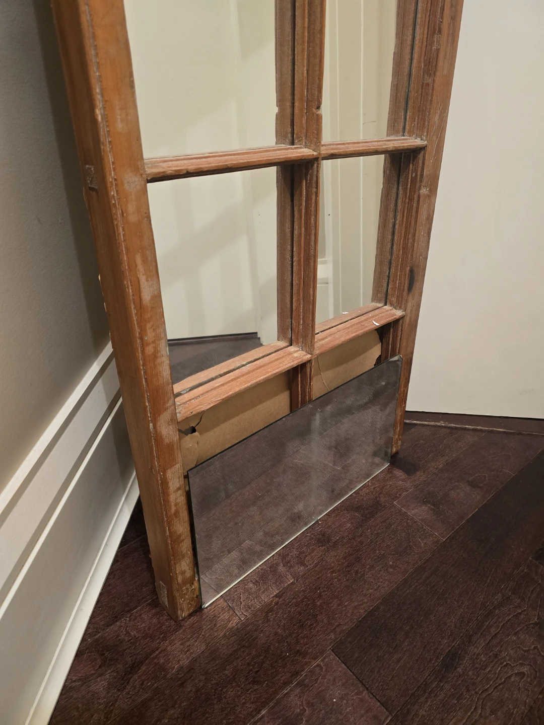 🥕Rustic Wood Framed Mirror🥕 - photo 3