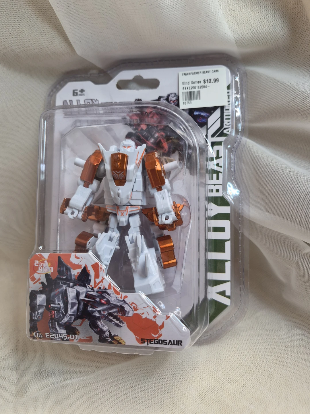 Alloy Beast" Transformer Toy, Stegosaur # E2045.01. - photo 2