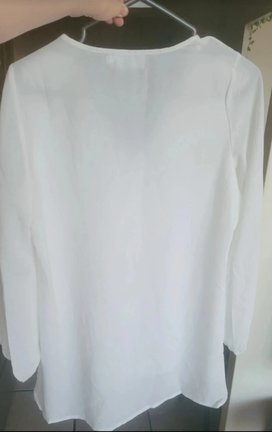 White Sheer Blouse - photo 2