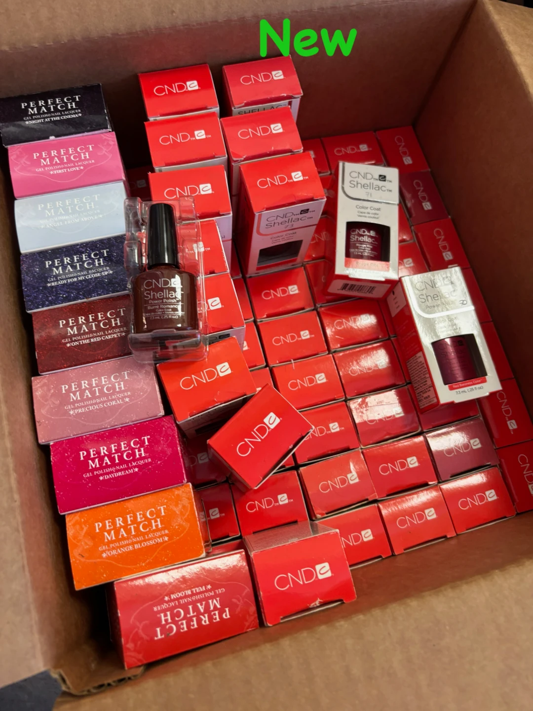 CND Shellac and Perfect Match Gel Polish Nail Lacquer Lot