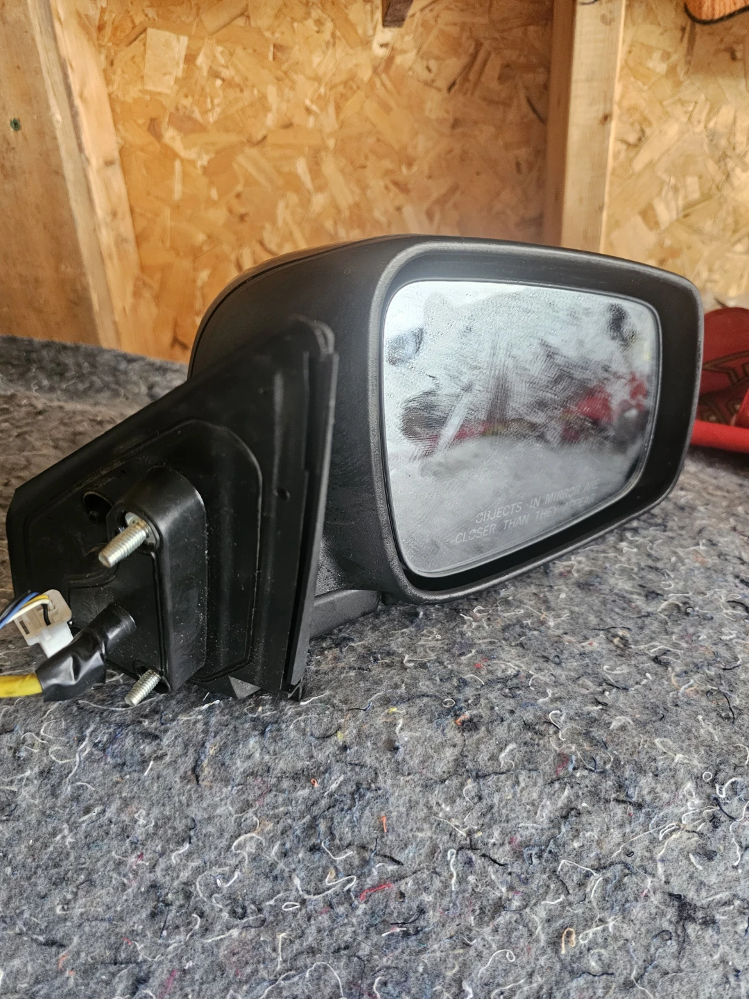 2009 Mitsubishi Lancer LE Black Right Side Mirror