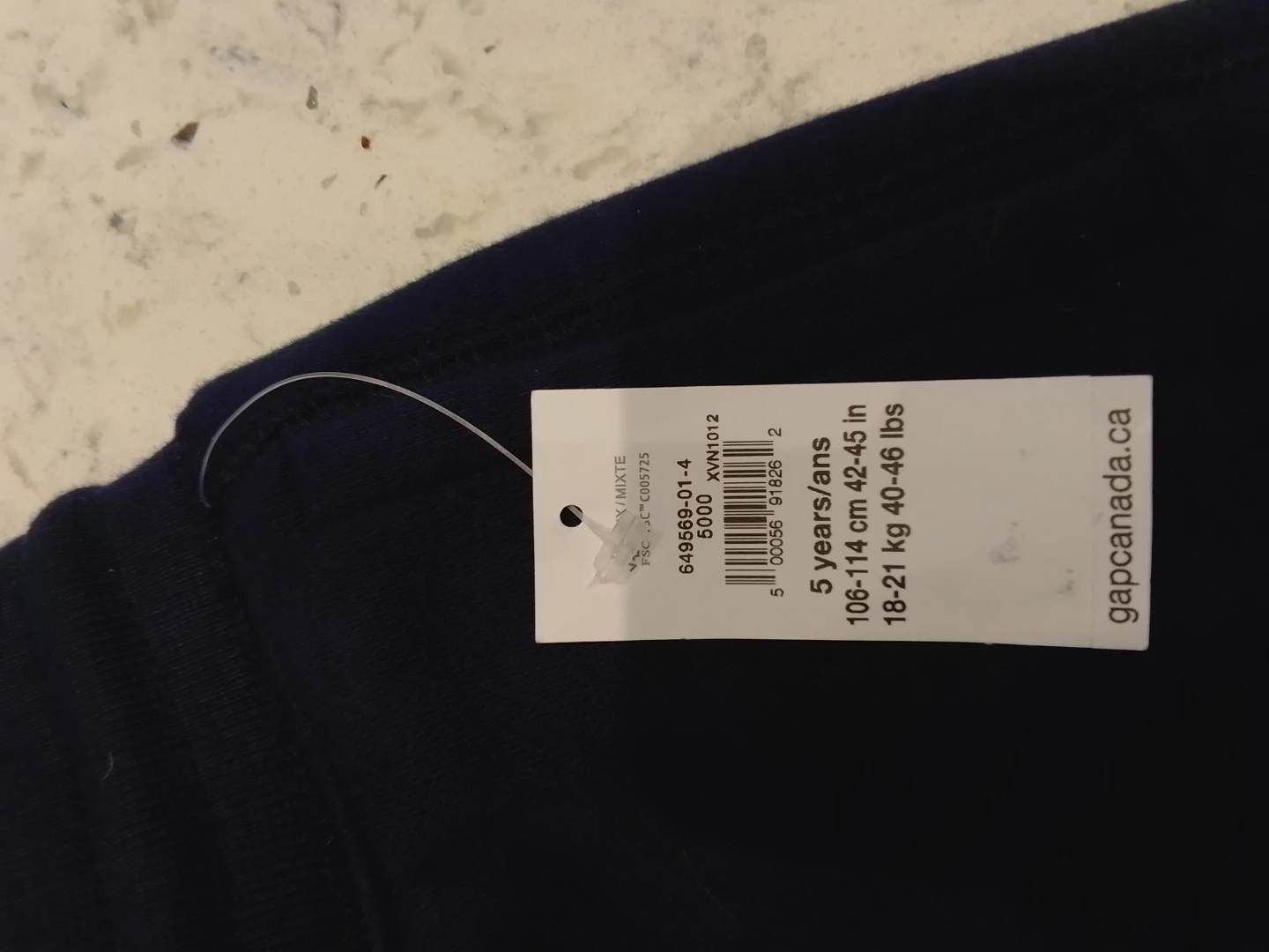 Gap Kids Navy Jogging Pants - Size 5 Years