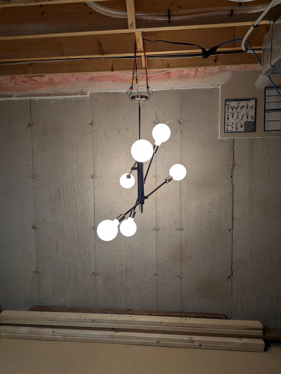 Modern 5-Light Chandelier Pendant Light