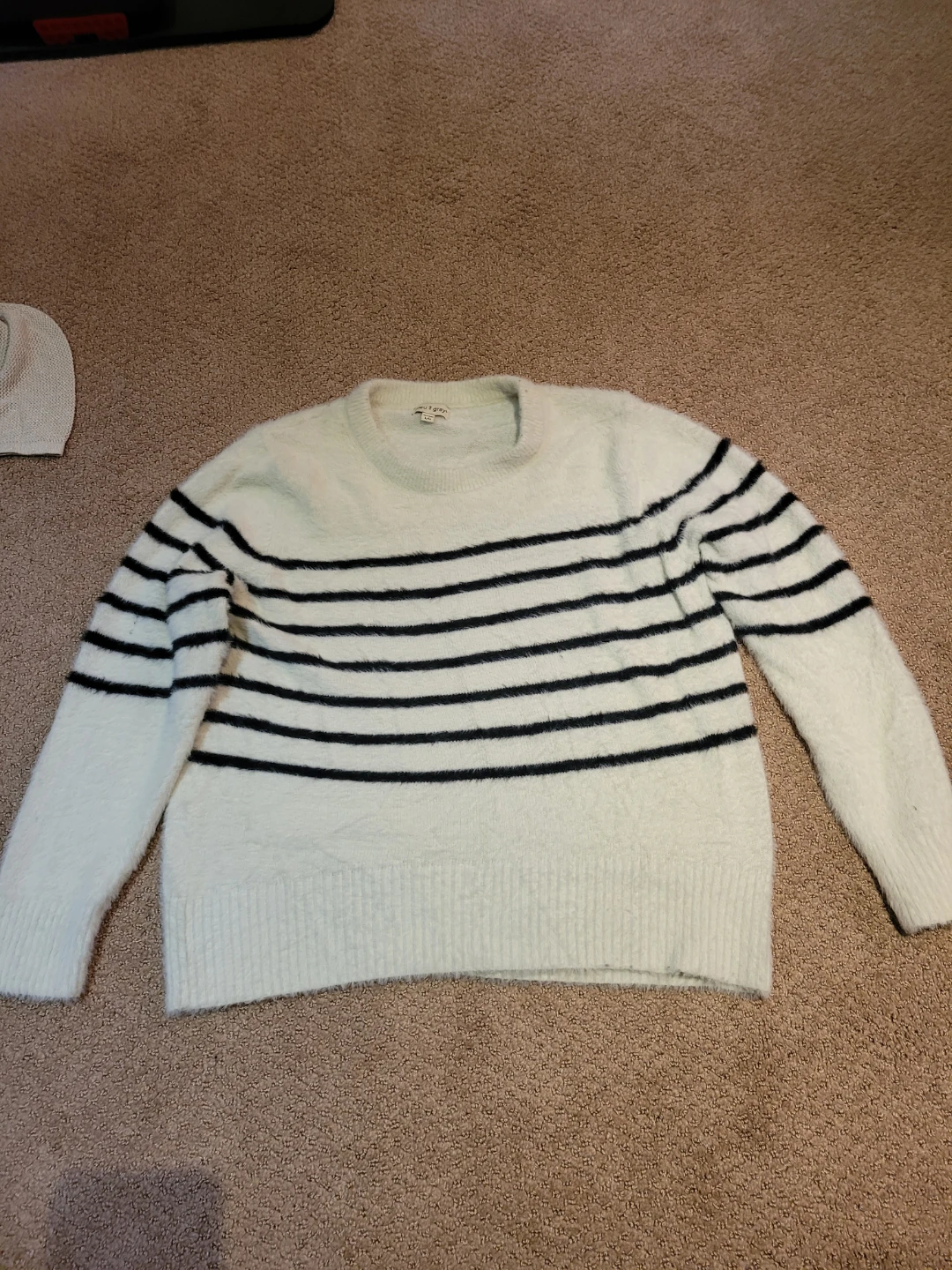 Bleu Gray Striped Sweater - photo 2