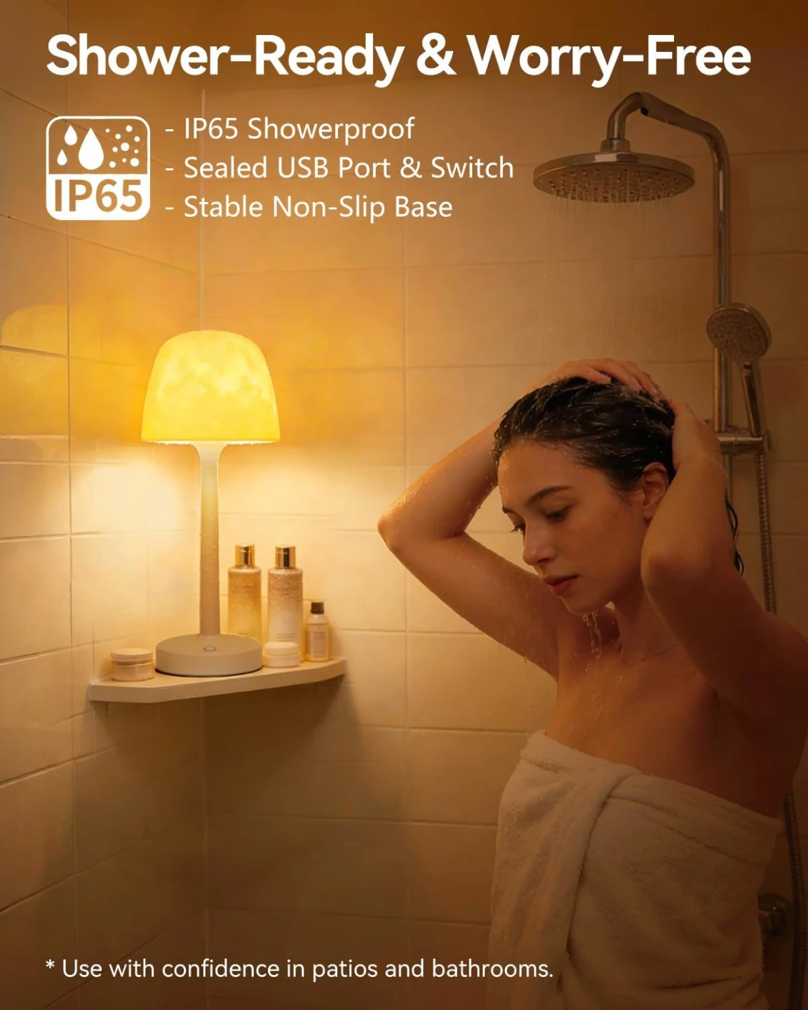 Rechargeable Shower Lamps Spa Lights 2 Pack - photo 4