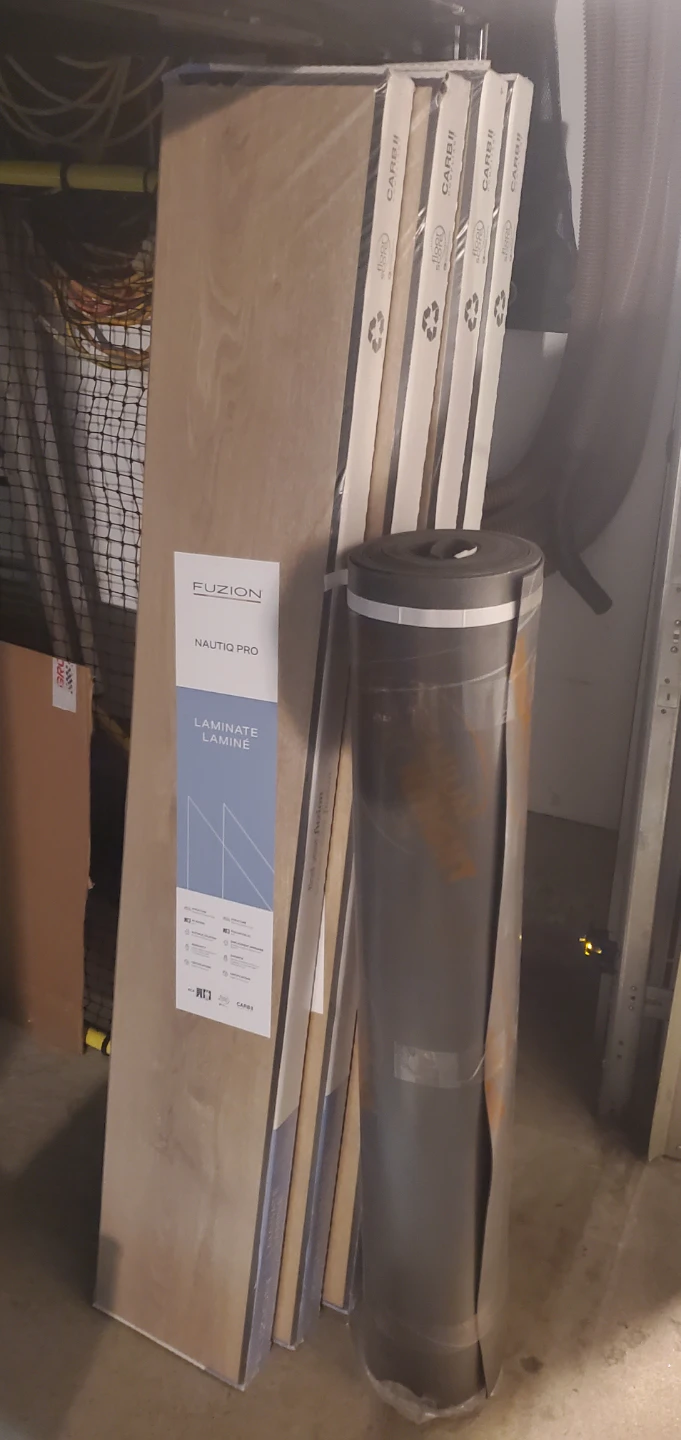 STORM BREAKER NAUTIQ PRO FUZION LAMINATE FLOORING & UNDERLAYMENT