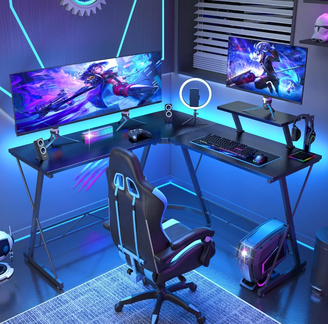 L-Shaped Gaming Desk - photo 3