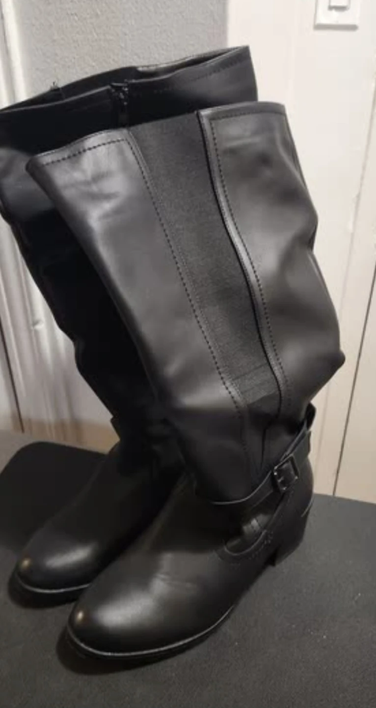 Women's black boots - photo 2
