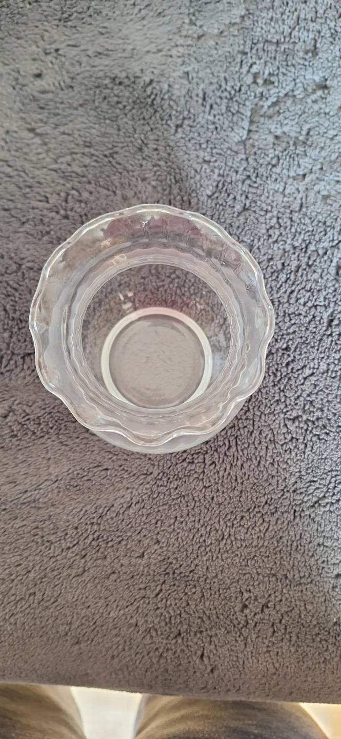 Clear Glass Candle Holder🥕 - photo 2