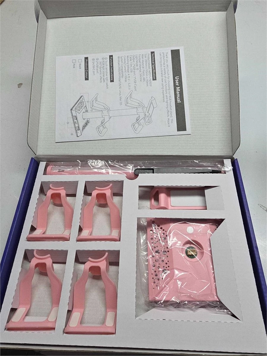 VCOM RGB Headset Stand  - Pink - photo 2