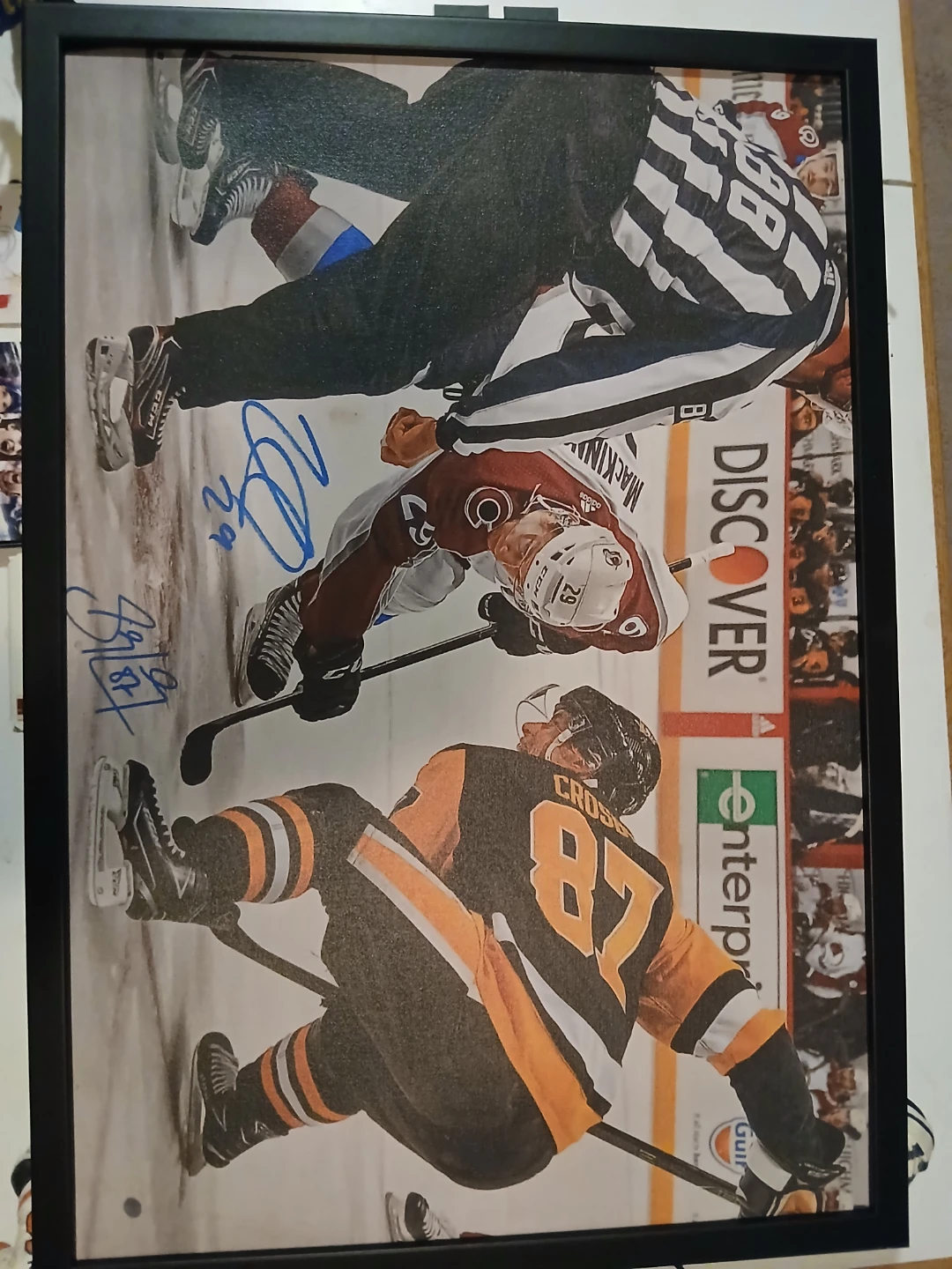 Signed NHL Photo Print - MacKinnon & Crosby