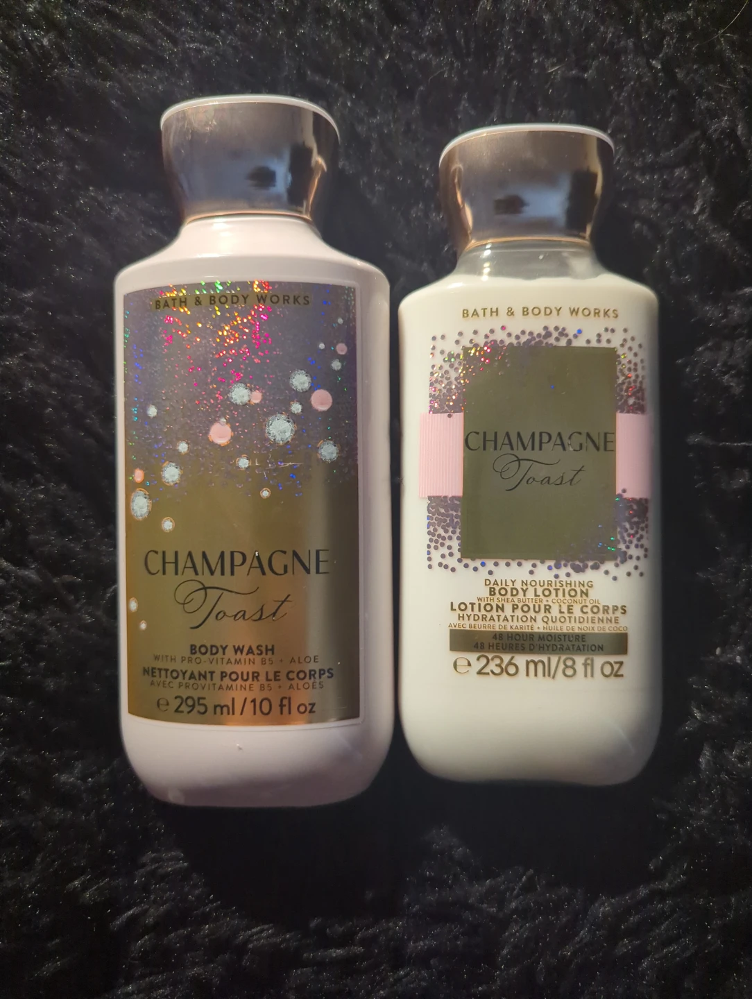 Bath & Body Works Champagne Toast Body Wash and Lotion Set