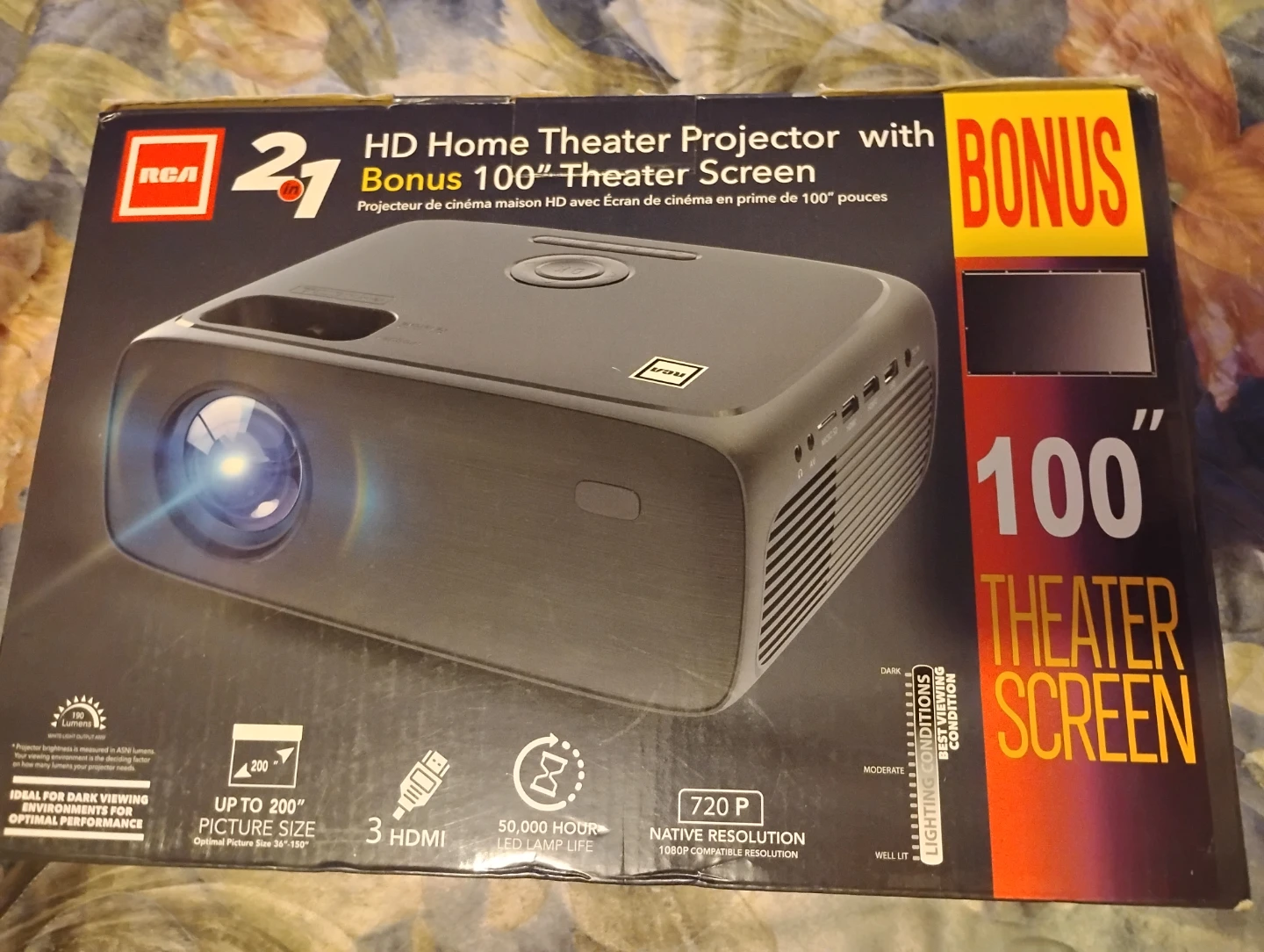 T.V projector