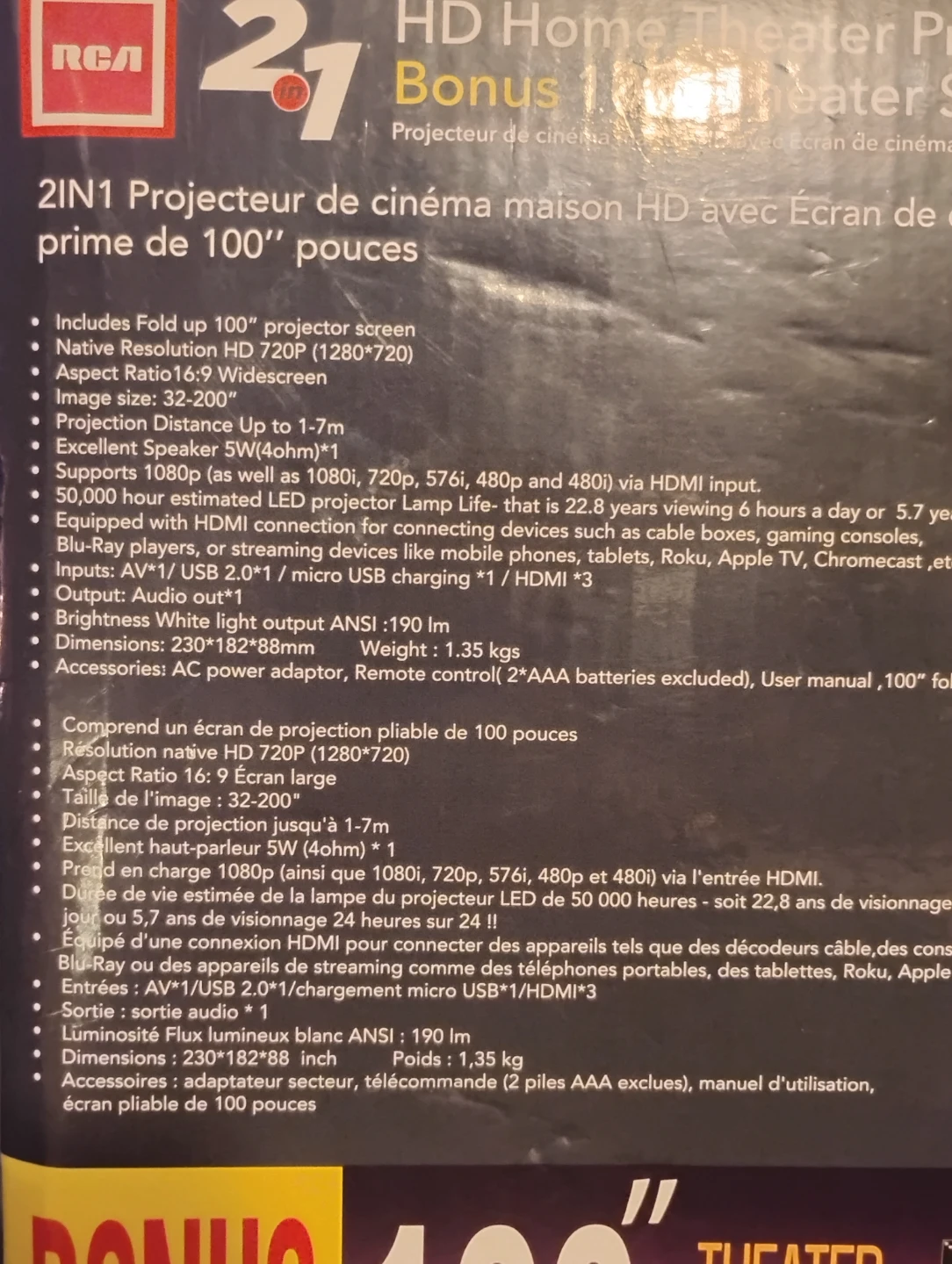 T.V projector - photo 3