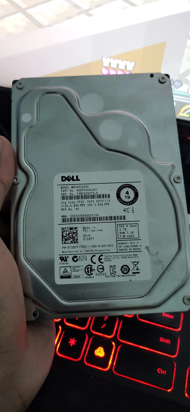 Dell MG03SCA400 4TB SAS Hard Drive - photo 5