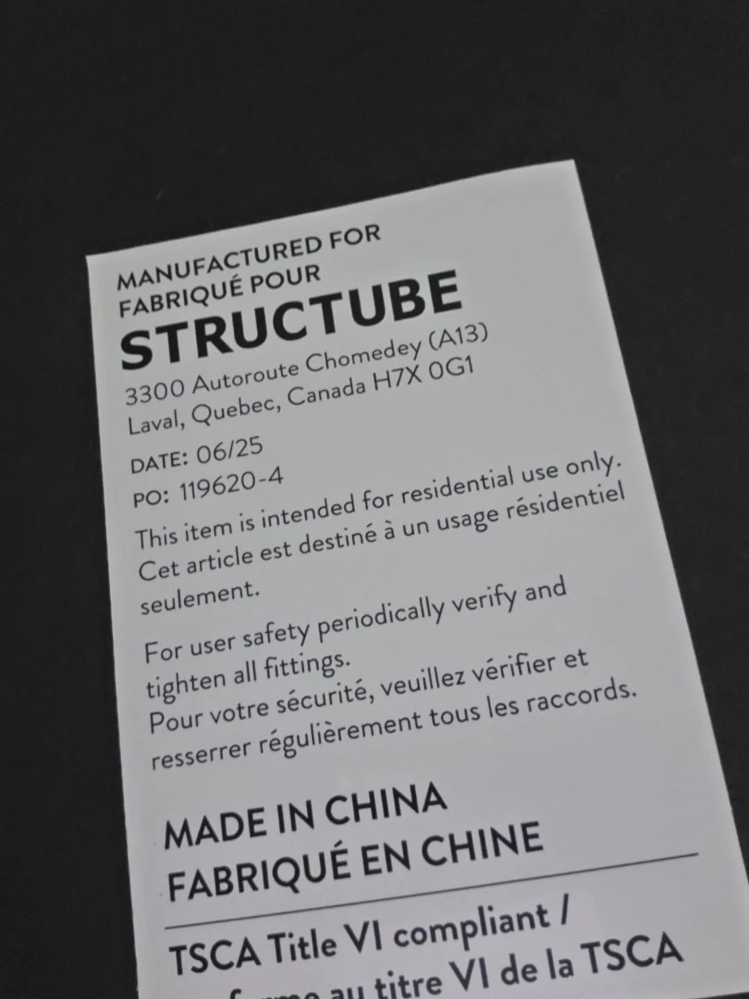 Structube Aanya Black Mirror 81 cm x 182 cm - photo 3